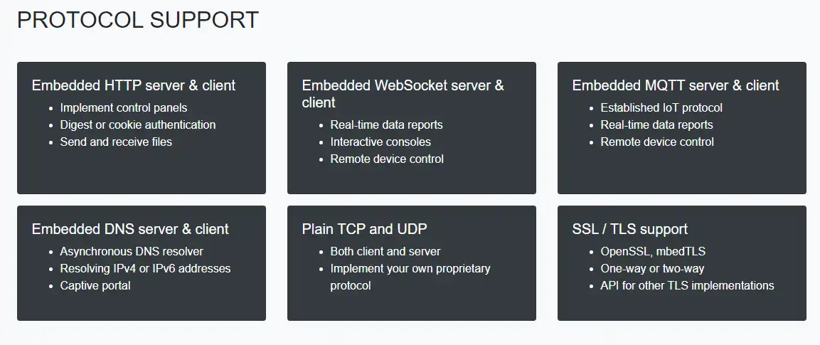 Scarica lo strumento web o l'app web Mongoose Embedded Web Server