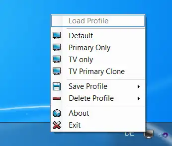 Download web tool or web app Monitor Profile Switcher