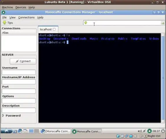 Download web tool or web app Monocaffe Connections Manager