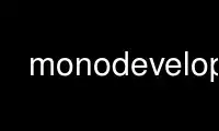 Execute monodevelop no provedor de hospedagem gratuita OnWorks no Ubuntu Online, Fedora Online, emulador online do Windows ou emulador online do MAC OS