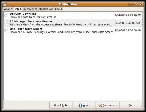 Download web tool or web app MonoGluceosis to run in Windows online over Linux online