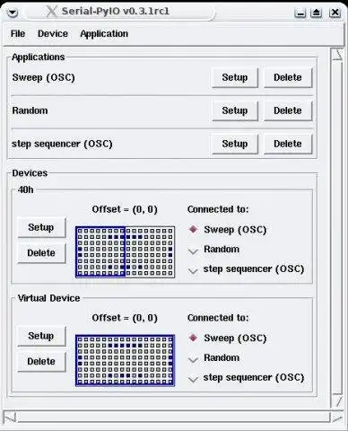 Download web tool or web app monome.serial-pyio