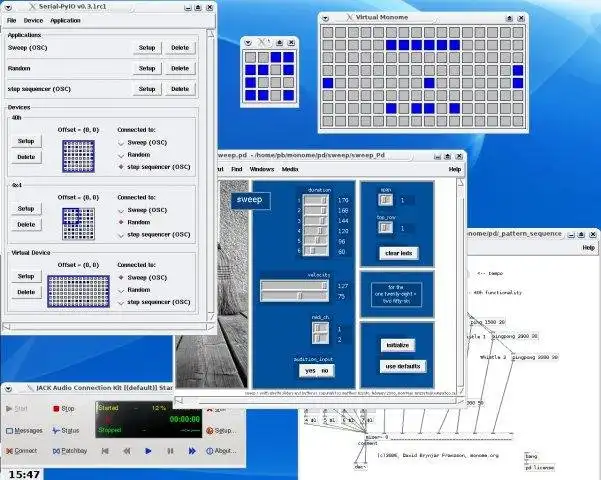 Télécharger l'outil Web ou l'application Web monome.serial-pyio