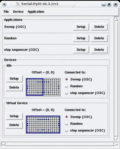 Unduh alat web atau aplikasi web monome.serial-pyio untuk dijalankan di Linux online