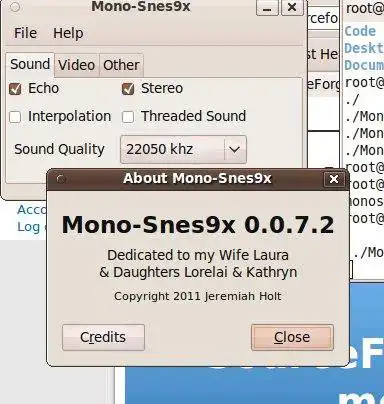 ابزار وب یا برنامه وب Mono Snes9x را دانلود کنید