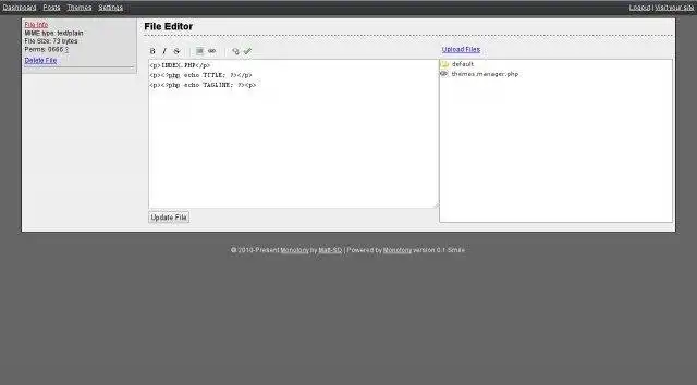Download web tool or web app Monotony