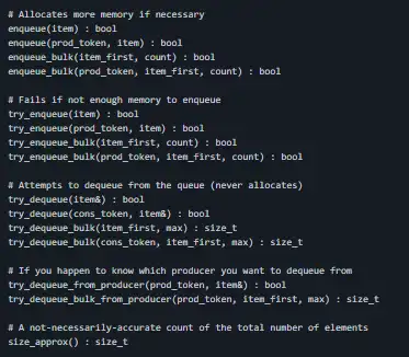 Tải xuống công cụ web hoặc ứng dụng web moodycamel :: ConcurrentQueue