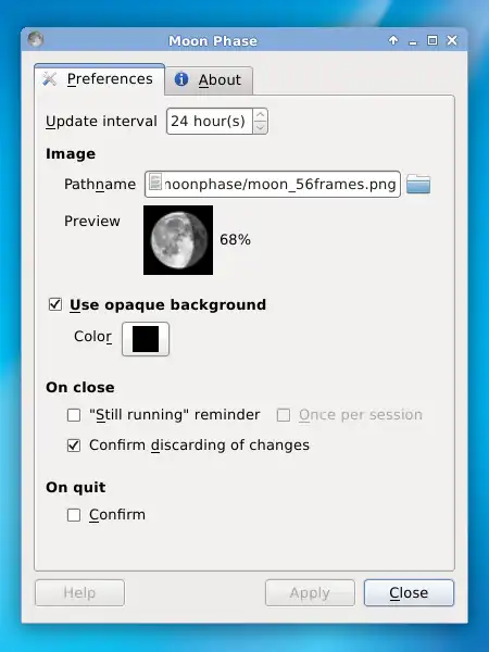 Download web tool or web app Moon Phase to run in Windows online over Linux online