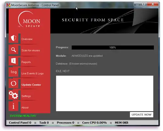 Download web tool or web app Moon Secure Antivirus