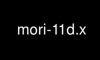 Run mori-11d.x in OnWorks free hosting provider over Ubuntu Online, Fedora Online, Windows online emulator or MAC OS online emulator