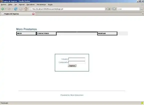 Download web tool or web app MoRo Prestamos