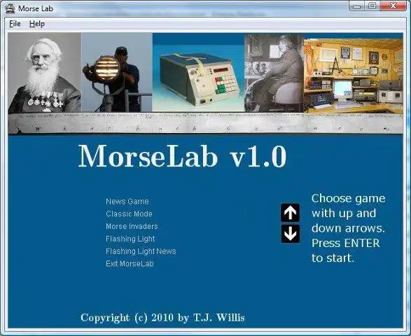 Download web tool or web app MorseLab to run in Windows online over Linux online