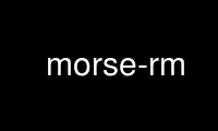 Run morse-rm in OnWorks free hosting provider over Ubuntu Online, Fedora Online, Windows online emulator or MAC OS online emulator