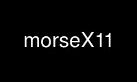 Run morseX11 in OnWorks free hosting provider over Ubuntu Online, Fedora Online, Windows online emulator or MAC OS online emulator