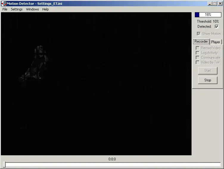 Download web tool or web app Motion Detector