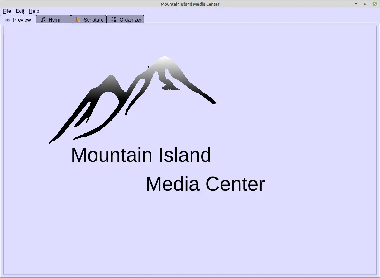 Загрузите веб-инструмент или веб-приложение Mountain Island Media Center