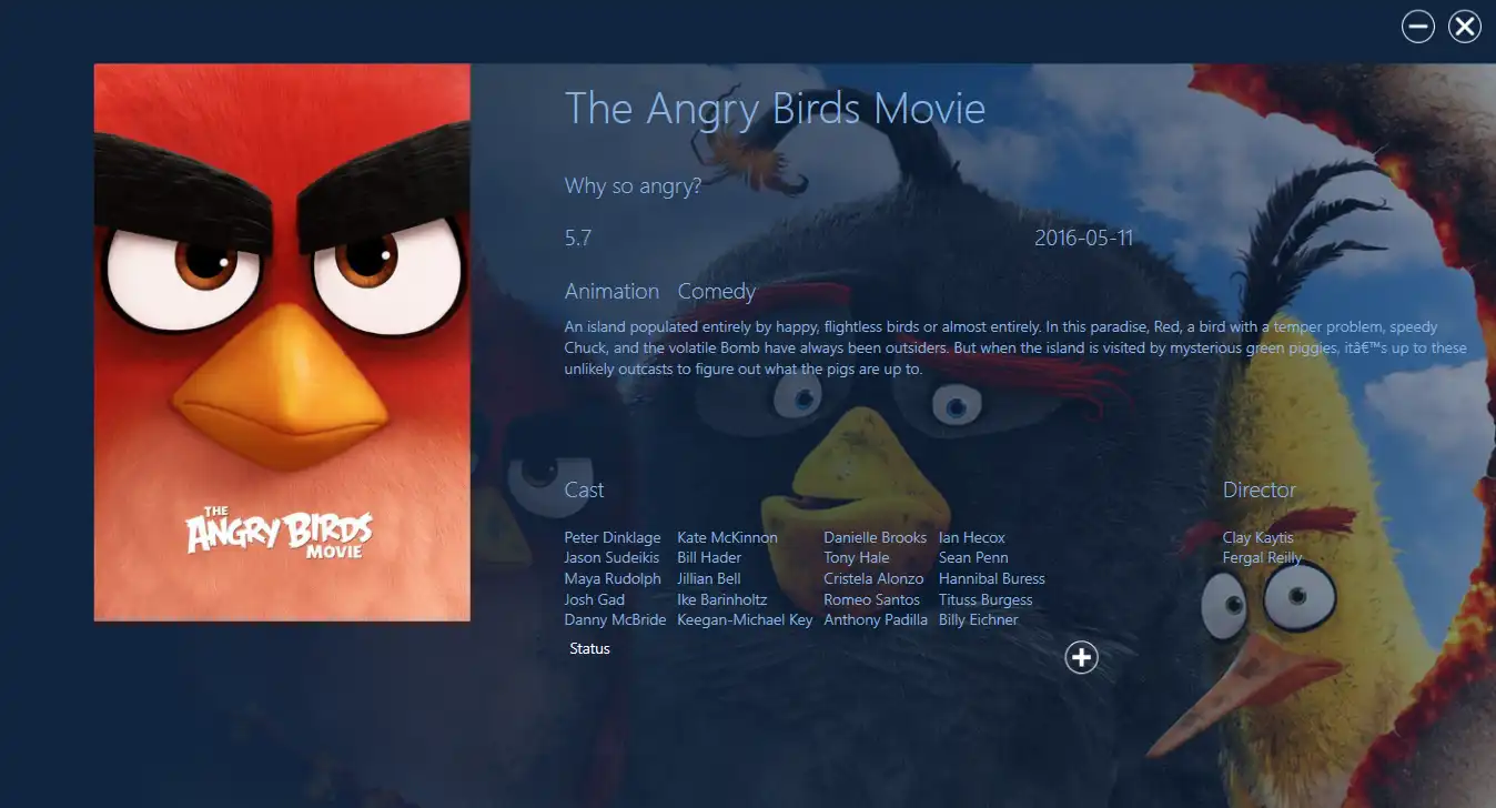 ดาวน์โหลดเครื่องมือเว็บหรือเว็บแอป Movie Central Lobby เพื่อทำงานใน Windows ออนไลน์ผ่าน Linux ออนไลน์