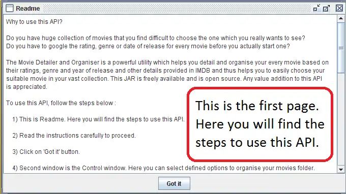 Download web tool or web app Movie-Detailer-Organiser-API