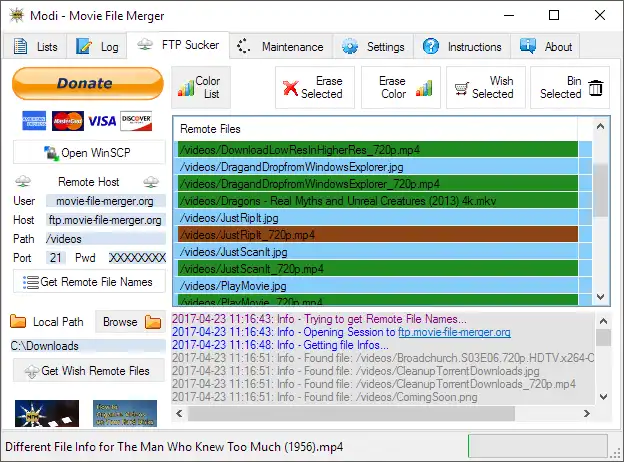 Download web tool or web app Movie File Merger