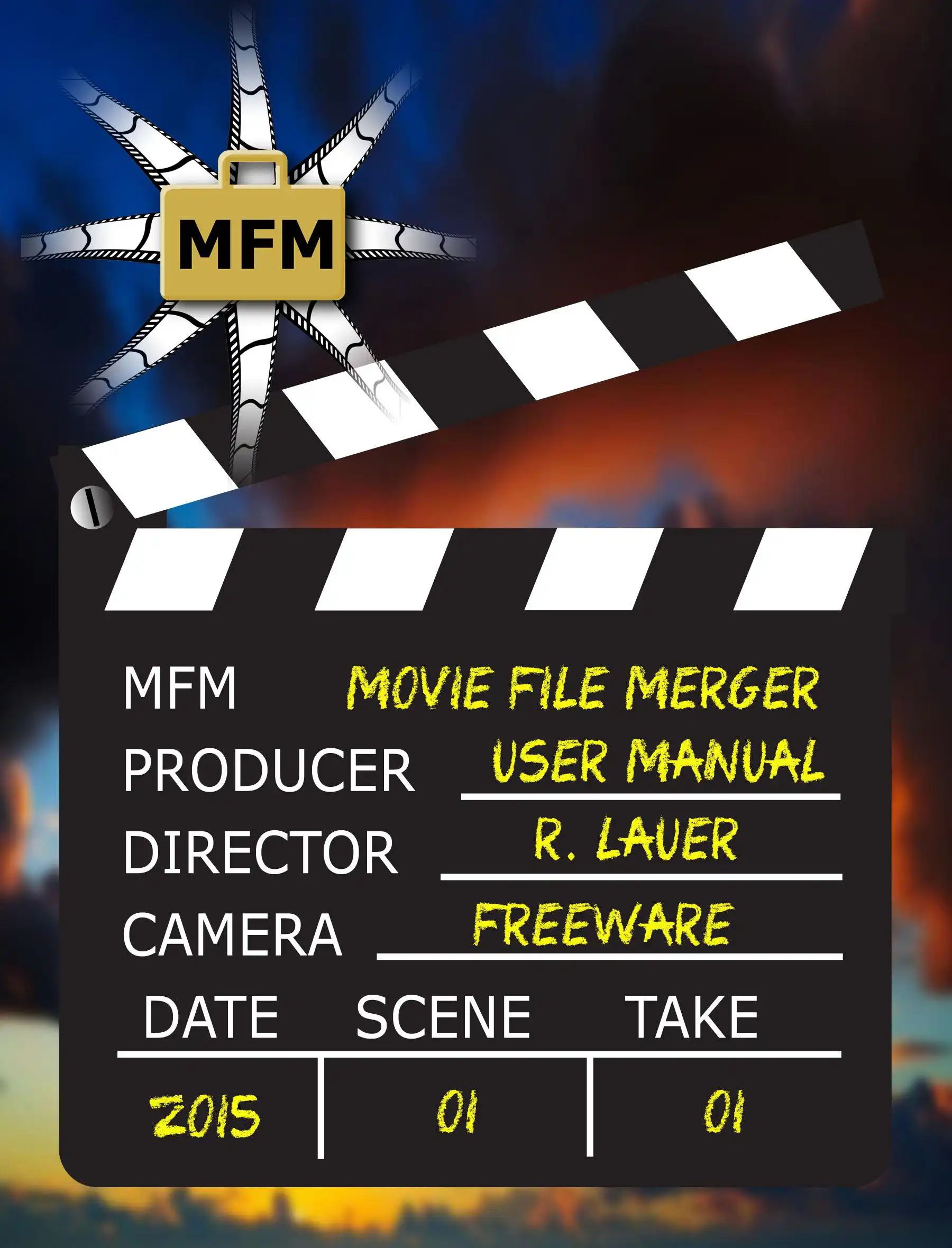 Pobierz narzędzie internetowe lub aplikację internetową Movie-File-Merger-Manual-Manual, aby uruchomić w systemie Linux online