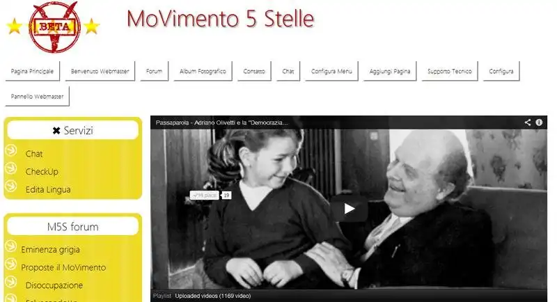 वेब टूल या वेब ऐप डाउनलोड करें MoVimento 5 Stelle