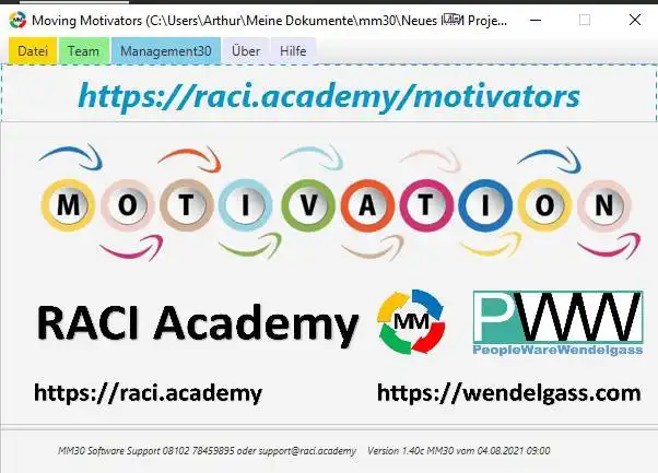 Download web tool or web app Moving Motivators