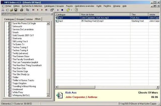 Download web tool or web app MP3 Index