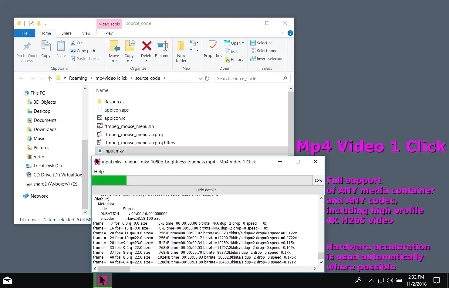 Laden Sie das Web-Tool oder die Web-App Mp4 Video herunter. 1 Klicken Sie auf FFMPEG für Windows