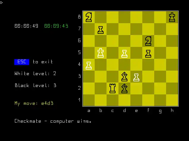 Descargue la herramienta web o la aplicación web mpchess para ejecutar en Linux en línea