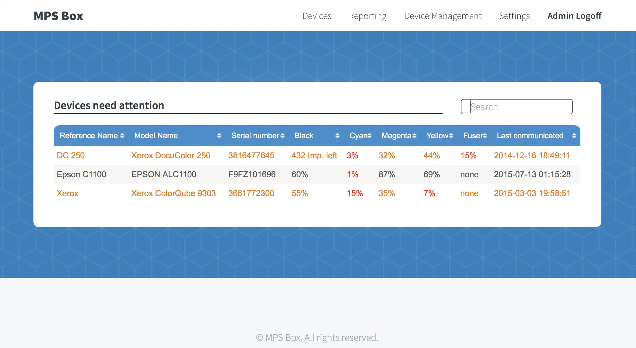 Download web tool or web app MPS Box