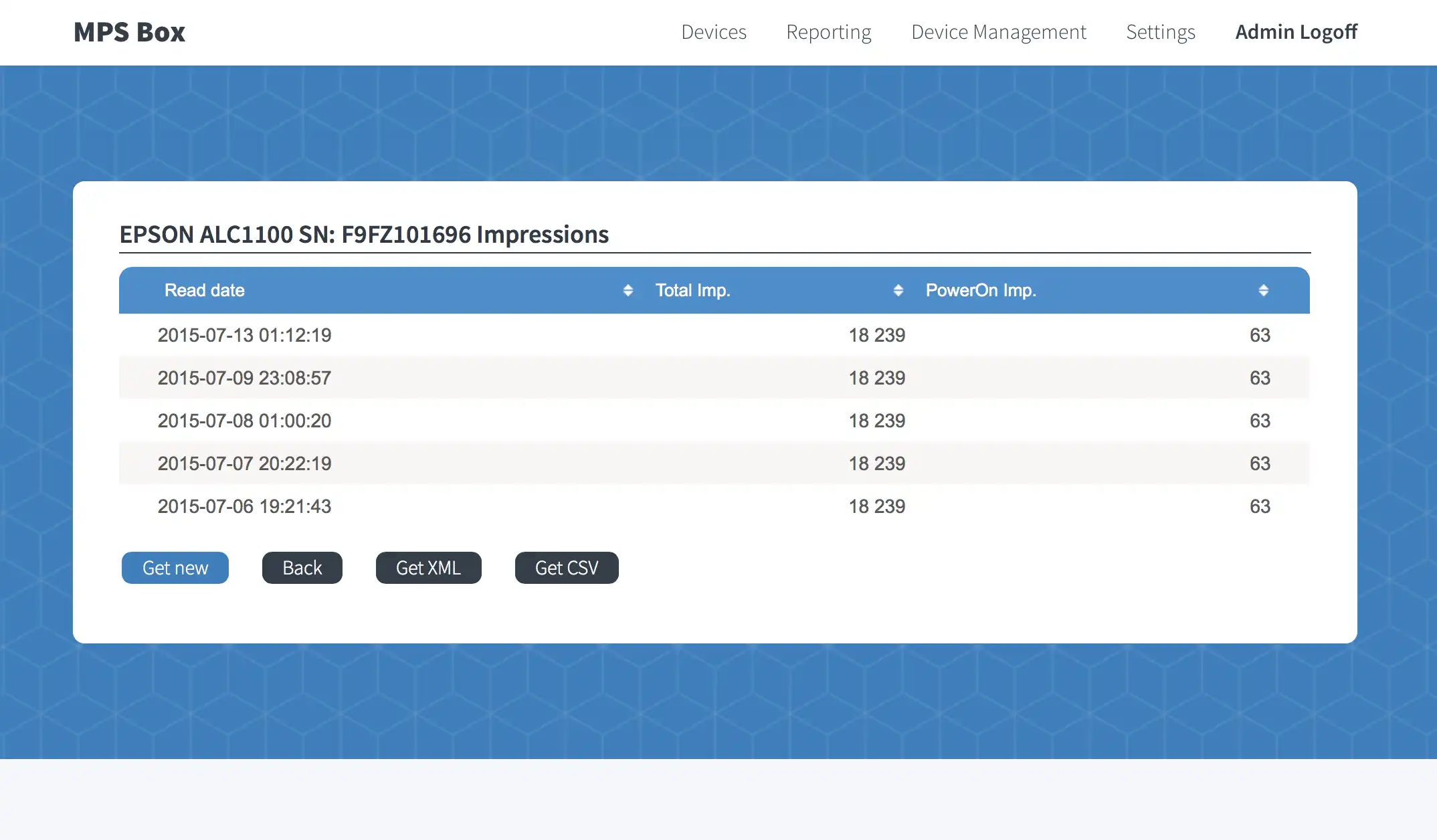 Download web tool or web app MPS Box