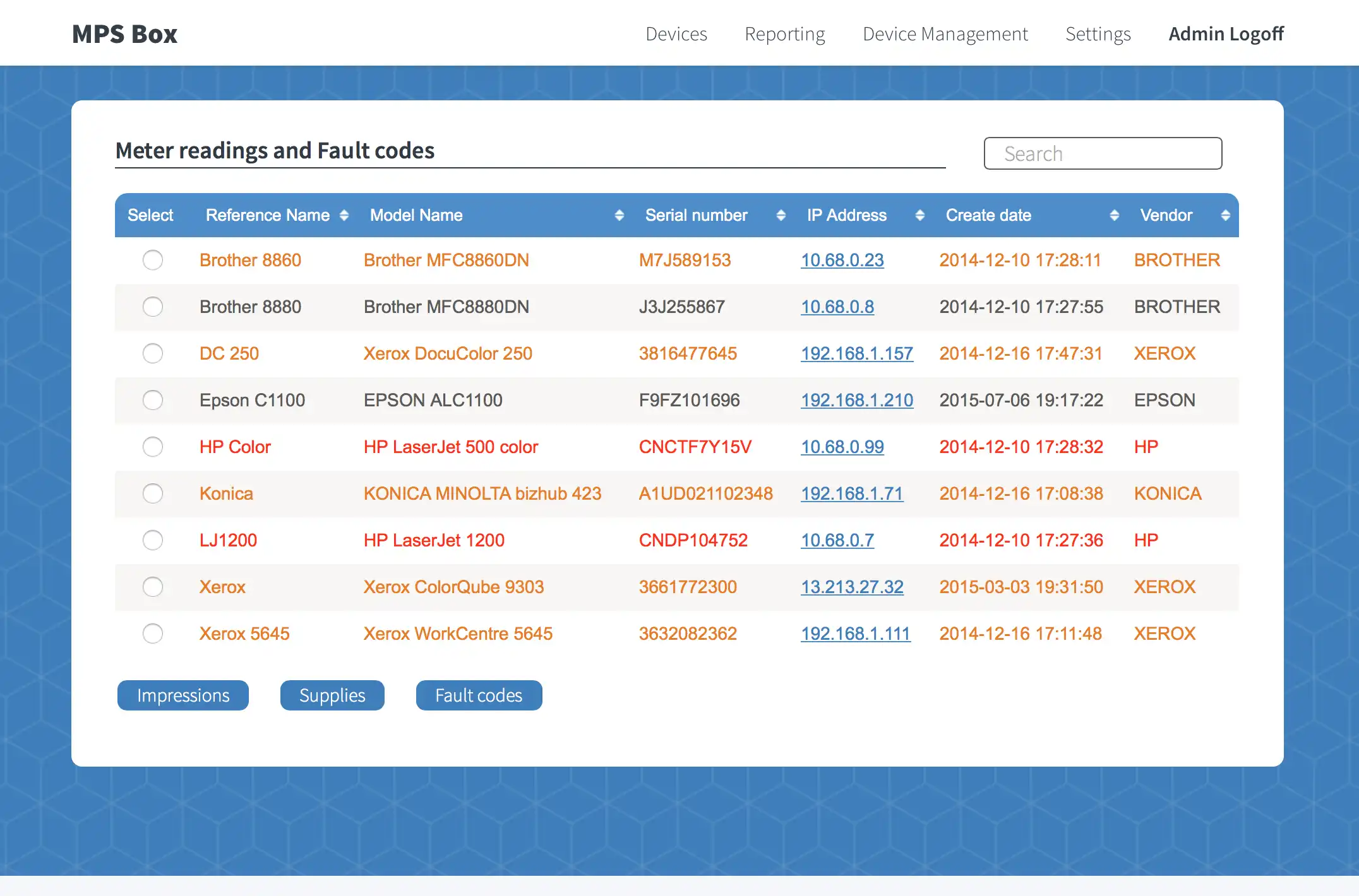 Download web tool or web app MPS Box