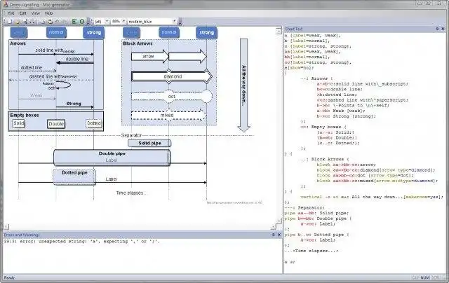 Download web tool or web app Msc-generator