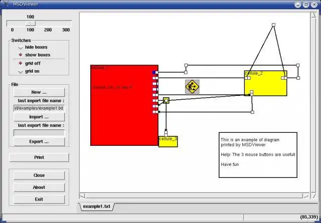 Download webtool of webapp MSDViewer om online in Linux te draaien