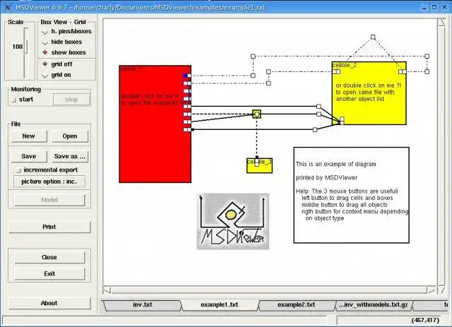 Descargue la herramienta web o la aplicación web MSDViewer para ejecutar en Linux en línea