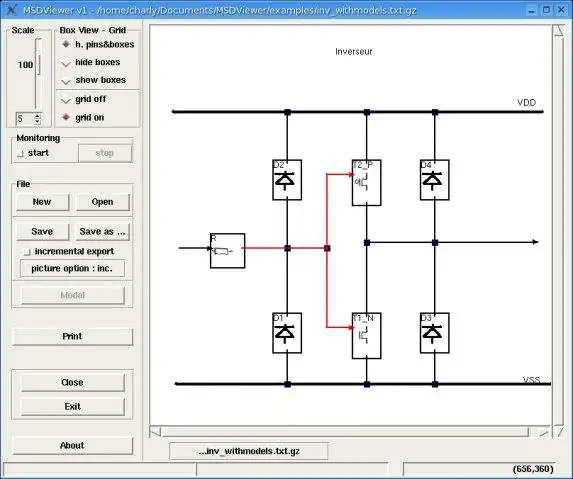 Download webtool of webapp MSDViewer om online in Linux te draaien