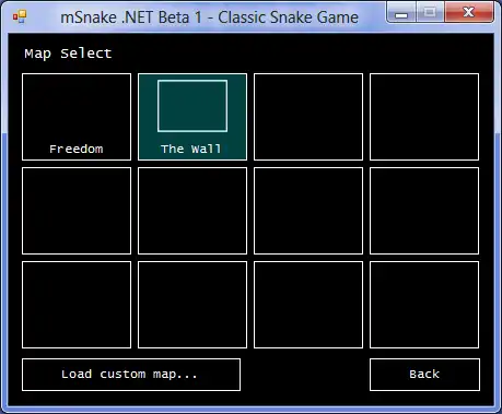 Tải xuống công cụ web hoặc ứng dụng web mSnake .NET để chạy trong Windows trực tuyến qua Linux trực tuyến