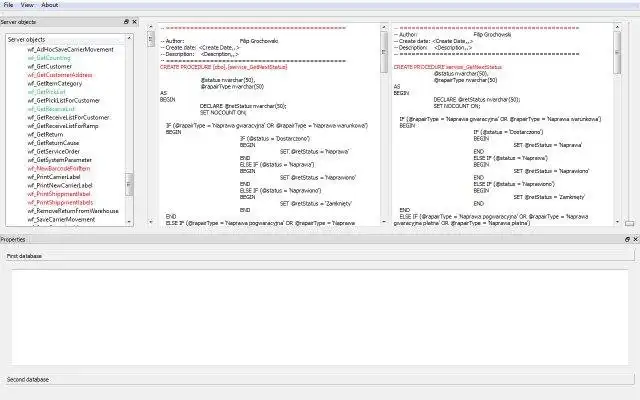 Download web tool or web app MsSQL Diff