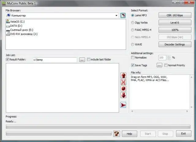 Download web tool or web app muconv