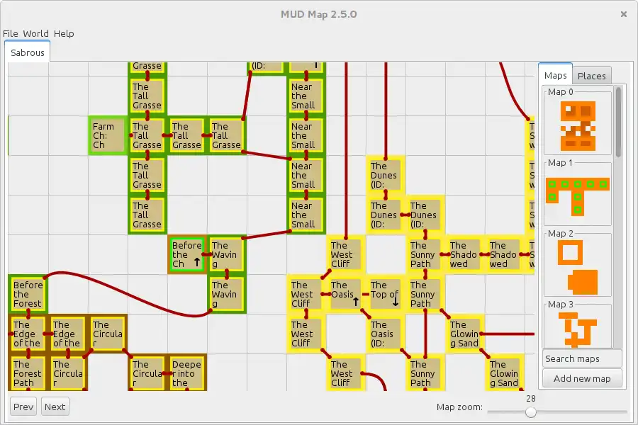 Download web tool or web app MUD Map to run in Linux online