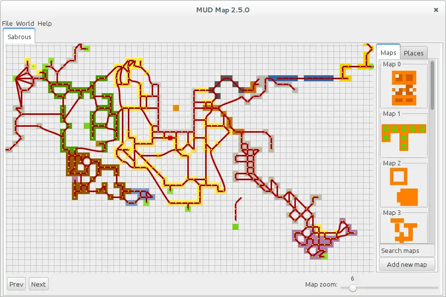 Download web tool or web app MUD Map to run in Linux online