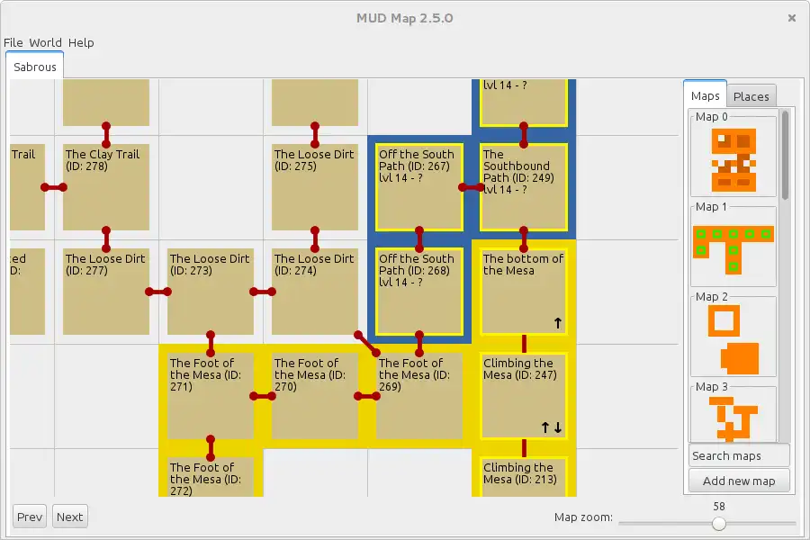 Download web tool or web app MUD Map to run in Linux online