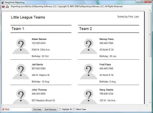 Download web tool or web app MugShots