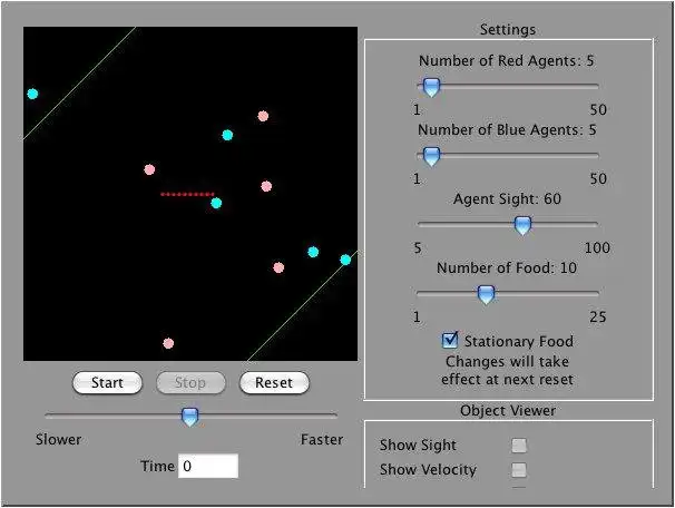 Download web tool or web app Multiagent Simulator Applet to run in Linux online