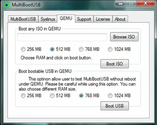 Télécharger l'outil Web ou l'application Web multibootusb