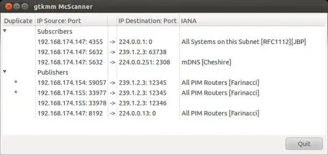 Descargue la herramienta web o la aplicación web Multicast Network Scanner