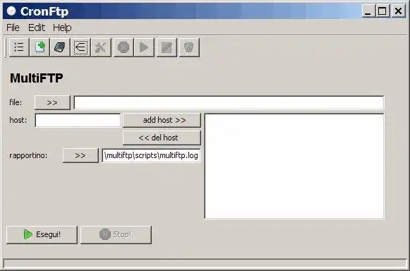 WebツールまたはWebアプリをダウンロードするMultiCron Ftp