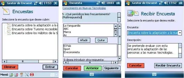 Download web tool or web app MultiEnquisas
