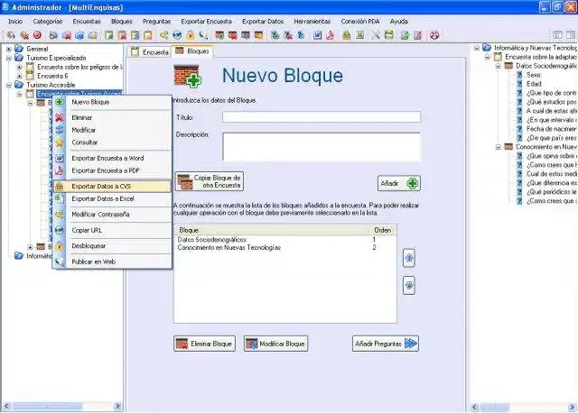 웹 도구 또는 웹 앱 MultiEnquisas를 다운로드하여 Linux 온라인을 통해 Windows 온라인에서 실행