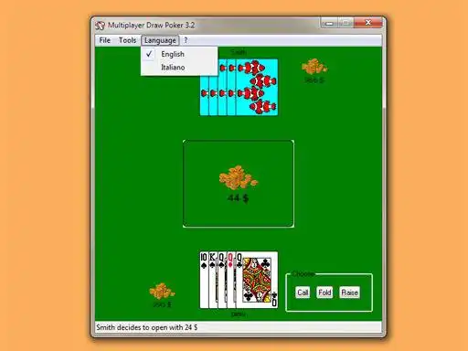 Download web tool or web app Multiplayer Draw Poker to run in Windows online over Linux online